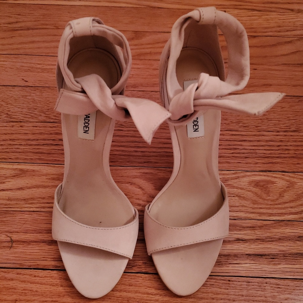 Steve Madden, Blush ankle-wrap sandal,  7.5
